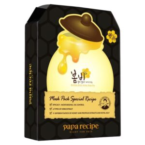 PAPA RECIPE 春雨黑盧卡面膜(黑) 10'S(每盒)