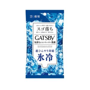 GATSBY 清爽潔面紙巾 - 冰涼型 15'S