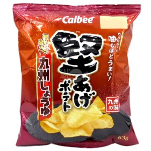 CALBEE 卡樂B堅脆薯片-九州醬油味 63G