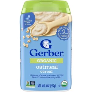 GERBER 嘉寶嬰兒米粉 - 有機燕麥 227G