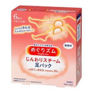 KAO 花王蒸氣溫熱舒緩足貼 6'S