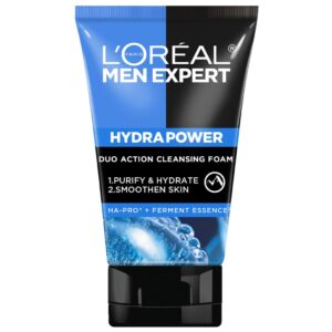 LOREAL 歐萊雅男士水能保濕雙效潔面乳 100ML