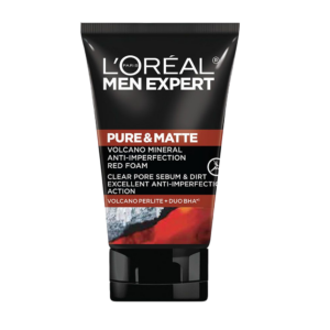 LOREAL 歐萊雅男士清爽控油火山礦物淨膚潔面乳 100ML