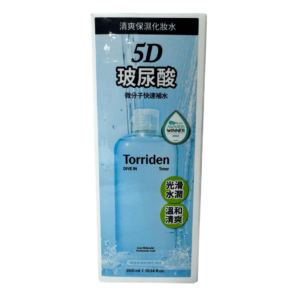 TORRIDEN 桃瑞丹5D微分子玻尿酸清爽保濕化妝水 300ML