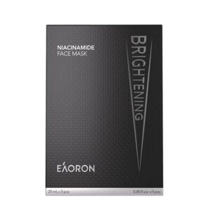 EAORON 水光針黑色光速美白面膜 25MLx5'S