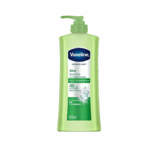 VASELINE 凡士林蘆薈舒緩潤膚露(綠) 320ML