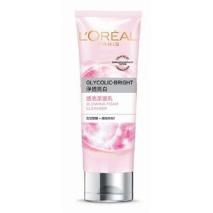 LOREAL GLYCOLIC BRIGHT GLOWING FOAM CLEANSER 100ML