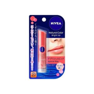 NIVEA 妮維雅天然潤彩亮澤潤唇膏(杏粉色) 3.5G