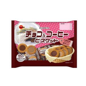 BOURBON 百邦餅乾 - 朱古力+咖啡 180G