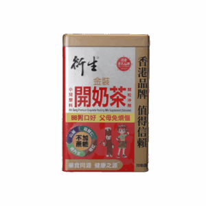 衍生金裝小兒雙料開奶茶顆粒沖劑 20包