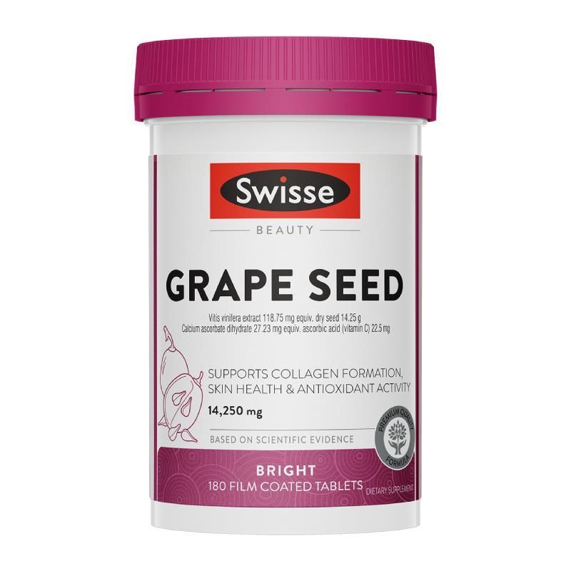 SWISSE 葡萄籽精華片 14250MG 180'S