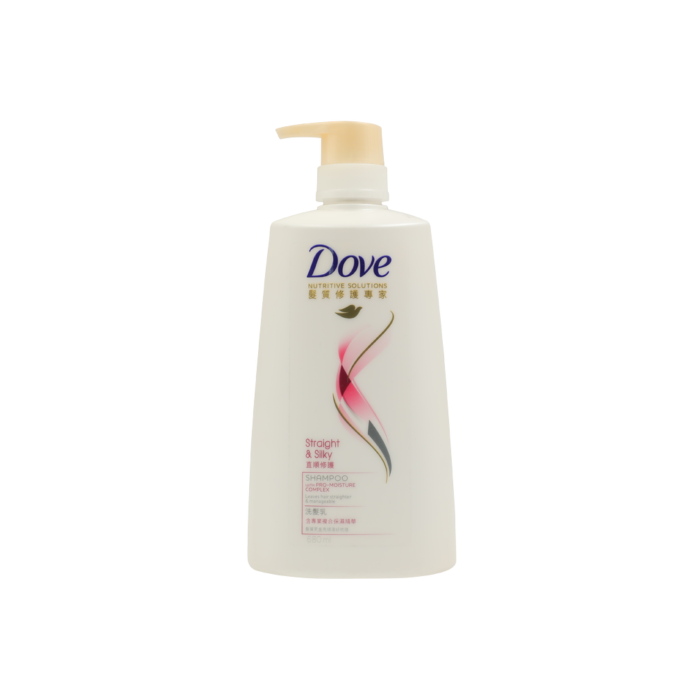 DOVE 多芬髮質修護專家洗髮乳 - 直順修護680ML