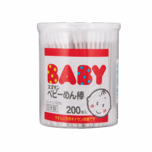 SUZURAN 思詩樂嬰兒專用潔淨棉花捧 200'S
