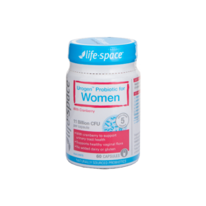 LIFE SPACE UROGEN PROBIOTIC FOR WOMEN WITH CRANBERRY 60'S