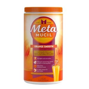 METAMUCIL 美達施膳食纖維粉(香橙幼滑口味) 673G