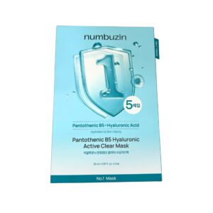 NUMBUZIN NO.1 泛酸B5玻尿酸活性保濕水潤面膜 26MLx5'S