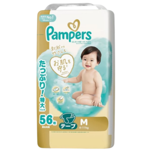 PAMPERS ICHIBAN DIAPERS M 56'S
