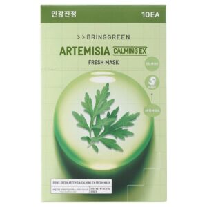 BRING GREEN 茵陳蒿鎮靜長效補水面膜 20Gx10'S