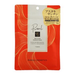 PUREAL 速攻滲透美肌面膜-活力明亮(蝦紅素XVA/紅) 7'S