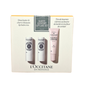 L'OCCITANE 歐舒丹乳木果及櫻花潤唇膏套裝 3'S