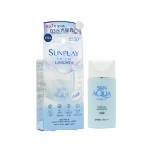 MENTHOLATUM SUNPLAY SKIN AQUA PHYSICAL SUNSCREEN TONE UP MILK SPF50 50ML