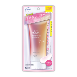 ROHTO 樂敦SKIN AQUA美肌亮膚防曬隔離霜SPF50-血色感粉 70G